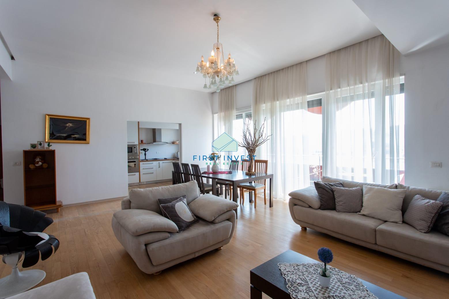 Apartament 2+1 i mobiluar tek Liqeni i Tiranes